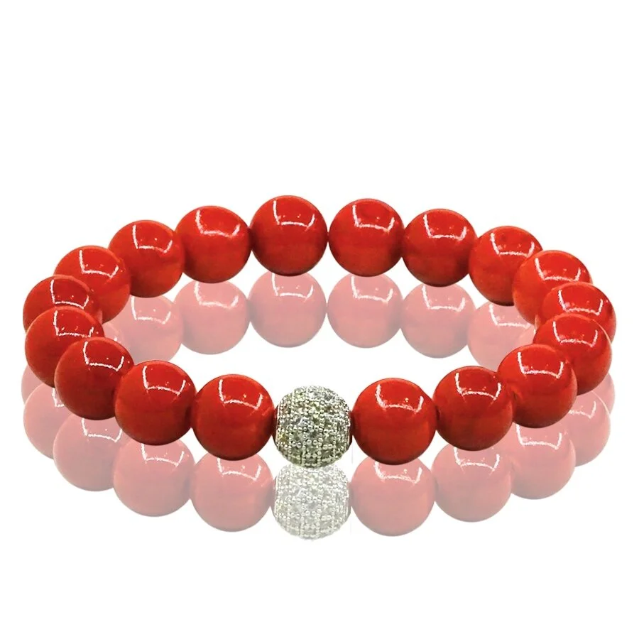 Coral hotsell bead bracelet